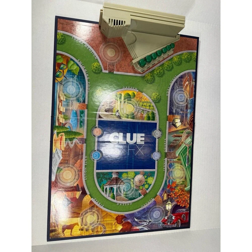 Parker Brothers Clue FX Mystery Board Game Electronic Talking Complete Game 2003